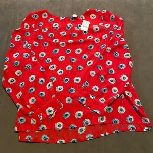 🎉NWT J Crew Poppy Blouse🎉 NWT